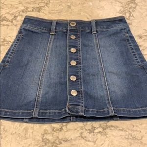 American Eagle jean skirt size 00